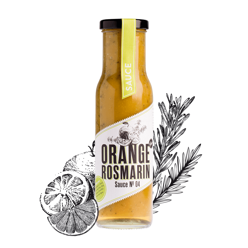 Orange Rosmarin Sauce - Unser fruchtig-würziger Bestseller