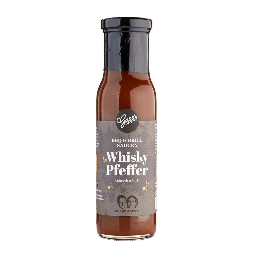 Whisky Pfeffer Sauce - BBQ-Sauce - Grillsauce