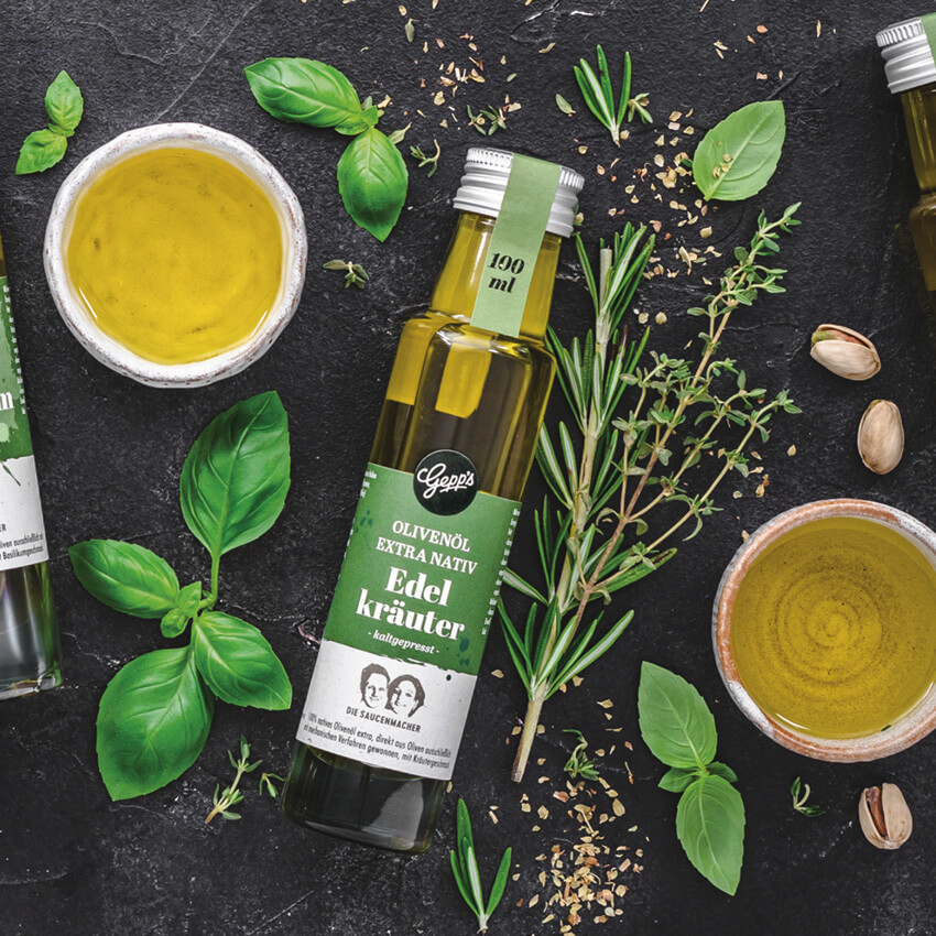 Olivenöl mit Edelkräutern (100ml) bei Gepp&amp;#39;s kaufen