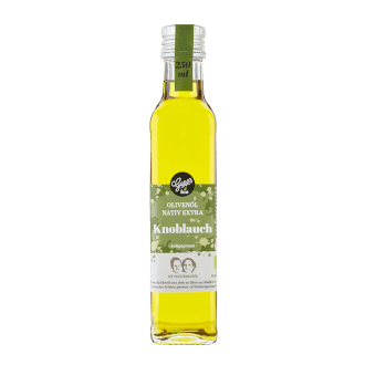 Bio Olivenöl nativ extra mit Knoblauch