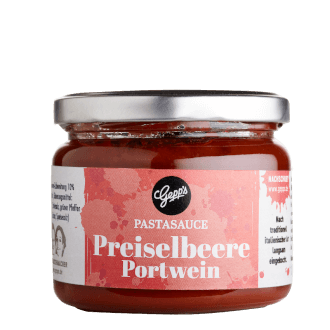 Pastasauce Preiselbeere & Portwein