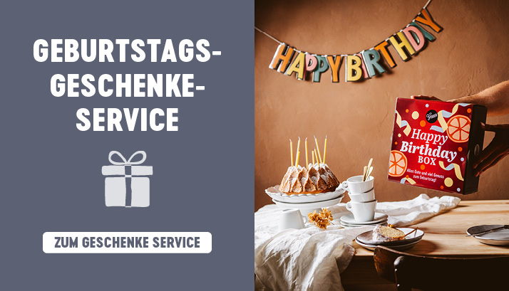 Unser Geburtstags-Geschenke-Service für Ihre Mitarbeiter